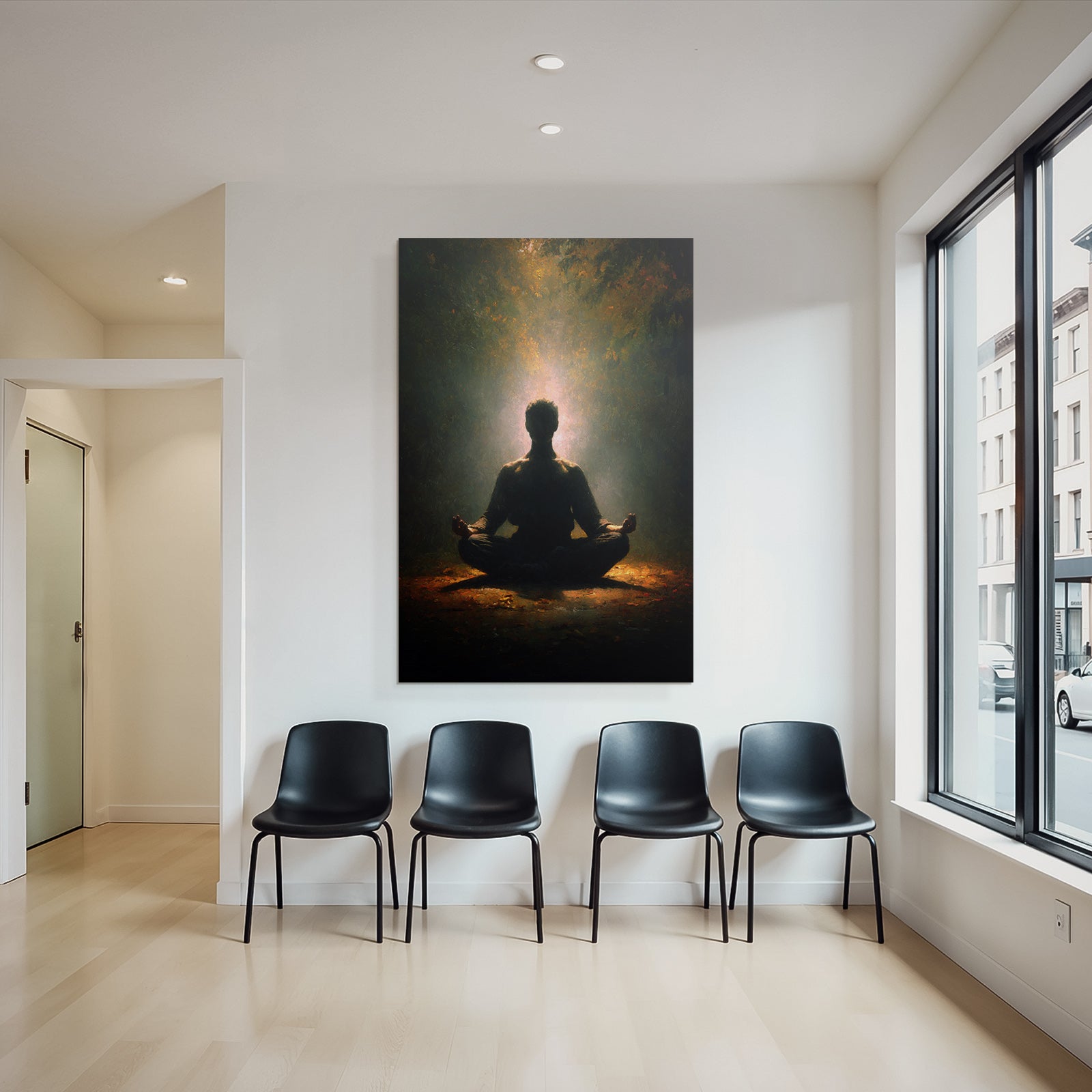 Yoga Meditation Meditierende Figur Im Natur Setting Mindfulness Innerer Frieden | Yoga und Meditation | Themen und Hobbys