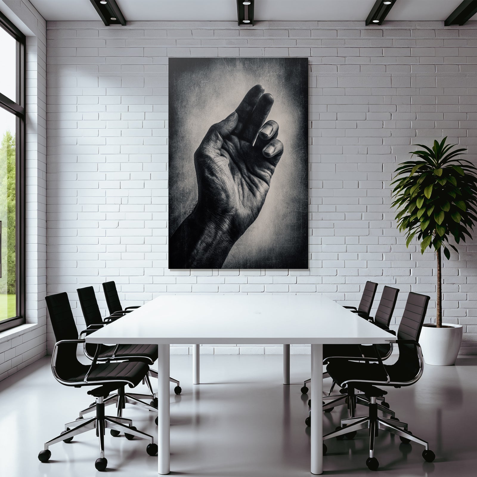 Nahaufnahme Menschliche Hand Fingers Austrecken Monochrom | Haende und Gestik | Menschen und Emotionen