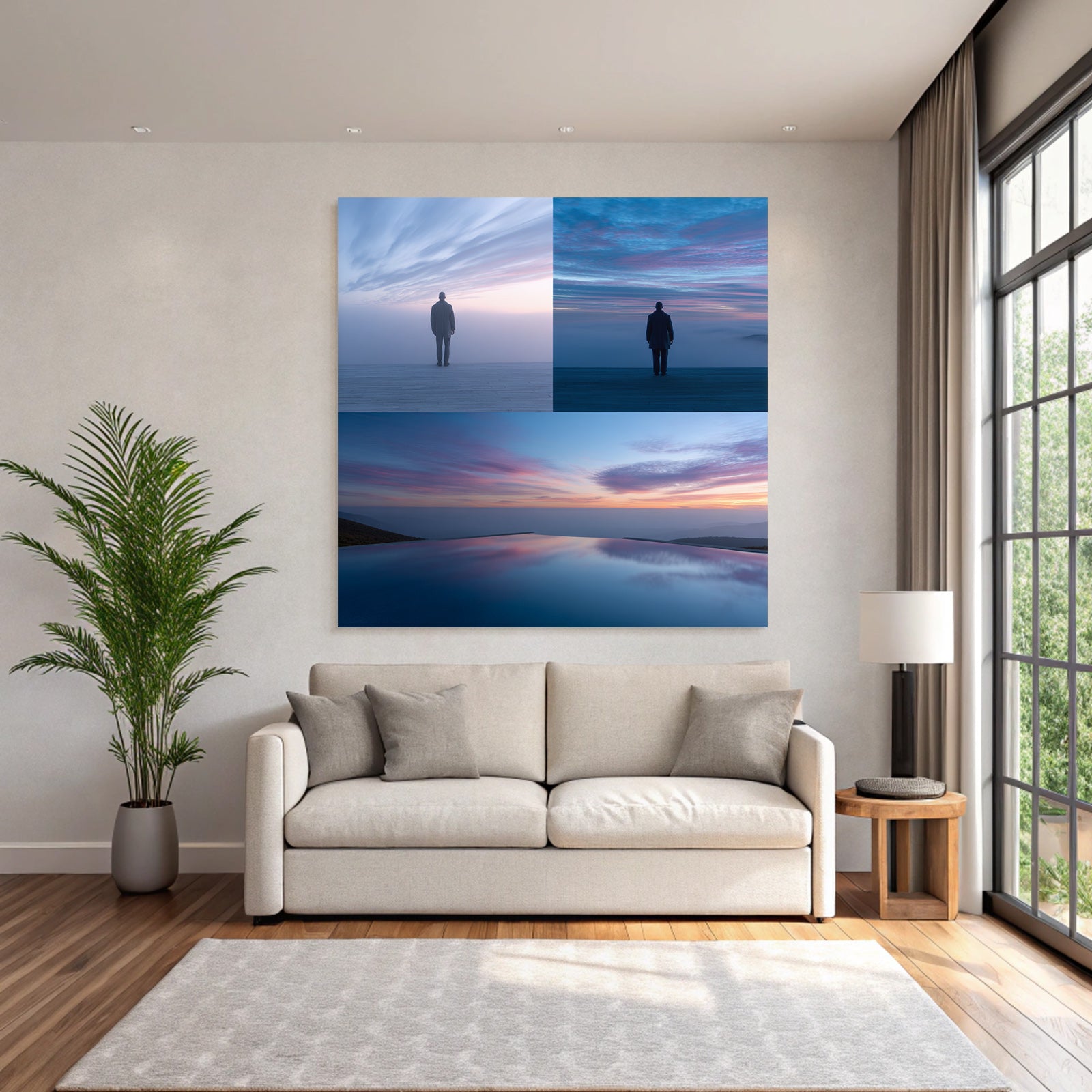 Yoga Meditation Allein In Der Natur Serene Landscape Tranquility Reflection | Yoga und Meditation | Themen und Hobbys