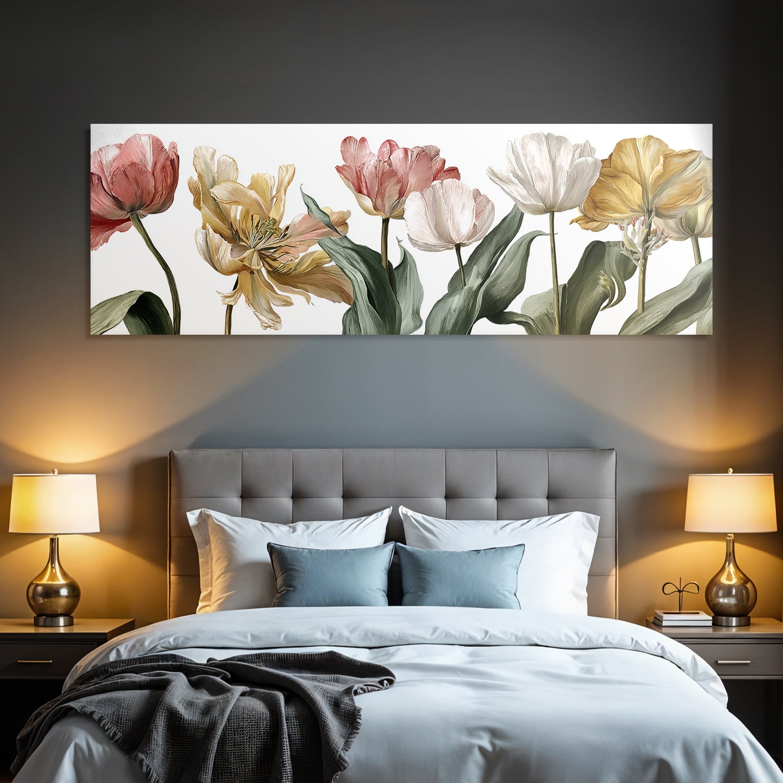 Bunte Tulpen Illustration